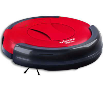 VILEDA  145096 Relax Robot Vacuum Cleaner - Red & Black